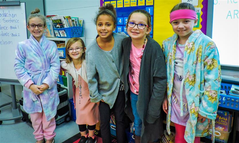 students smile